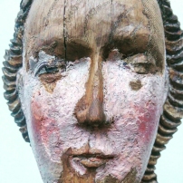 A blushing statue from the early Swedish renaissance